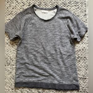 Everlane marled grey raglan short sleeve size large